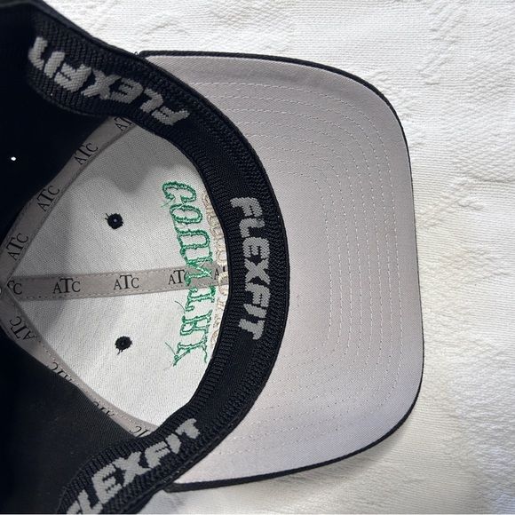 Country Strong Baseball Cap FlexFit Black Unisex Festival Cowboy Cowgirl L/XL - Picture 10 of 11